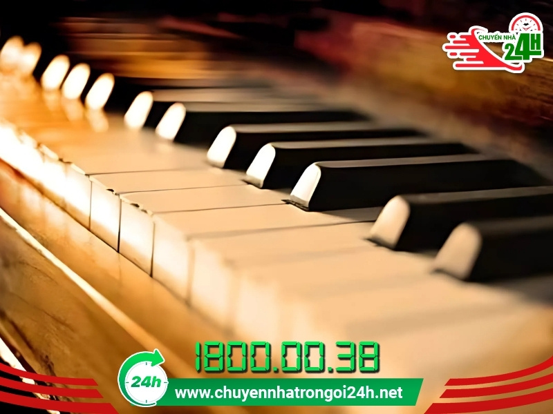 Phím đàn piano cần được bảo quản cẩn thận khi vận chuyển.