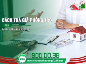 Cách trả giá phòng trọ