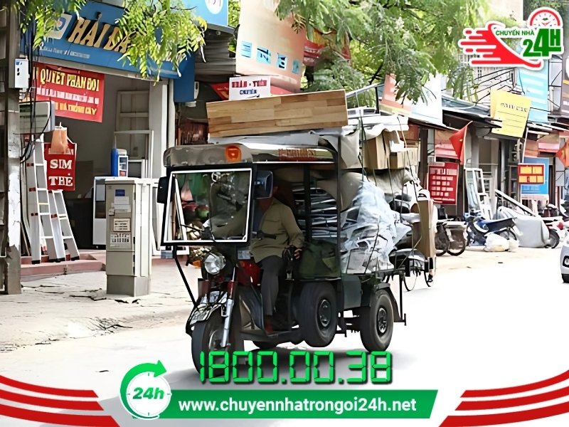 Dịch vụ thuê xe ba gác chuyển trọ