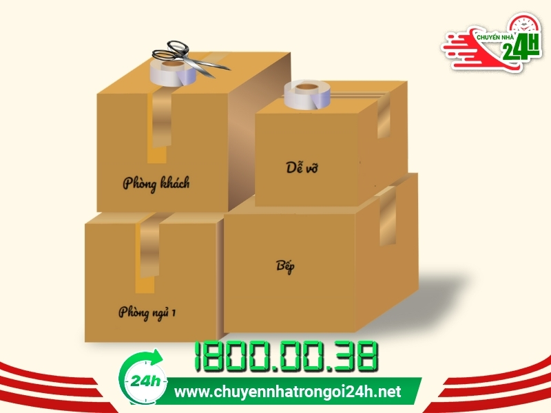 Đóng gói đồ dùng, vật dụng