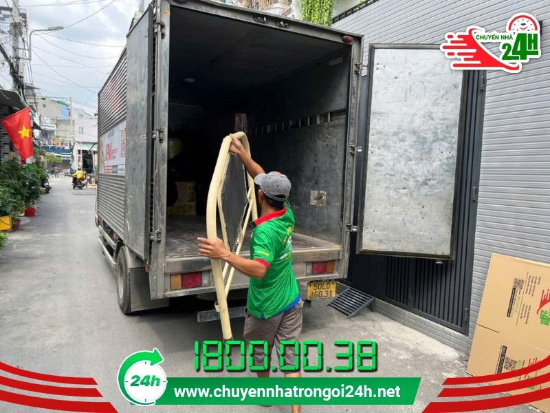 Xe tải chuyển trọ tại Chuyển nhà trọn gói 24h