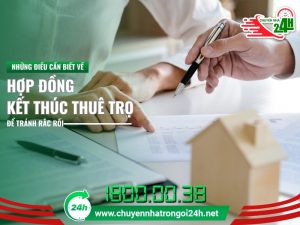 hợp đồng kết thúc thuê trọ