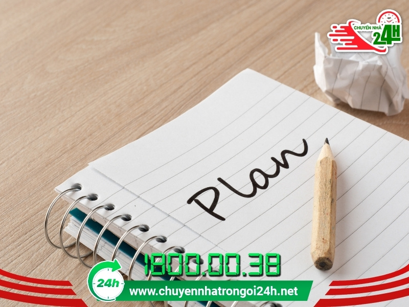 Lập kế hoạch chuyển trọ cụ thể chi tiết