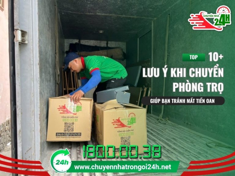 Lưu ý khi chuyển phòng trọ