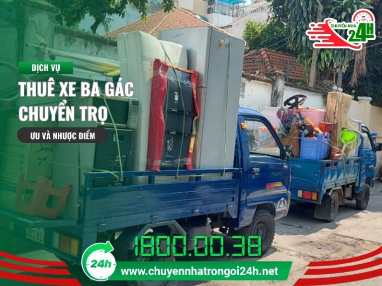 thuê xe ba gác chuyển trọ