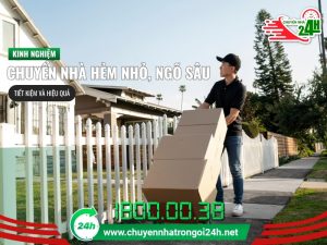 Kinh nghiệm chuyển nhà hẻm nhỏ