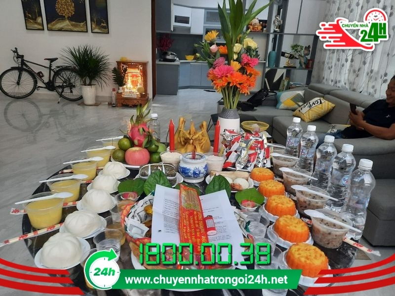 Mâm lễ cúng chuyển nhà