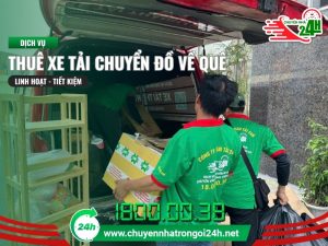Thuê xe tải chuyển đồ về quê
