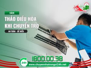 cách tháo điều hòa khi chuyển trọ