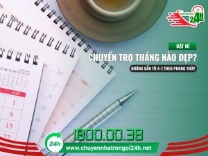 Chuyển phòng trọ tháng nào đẹp