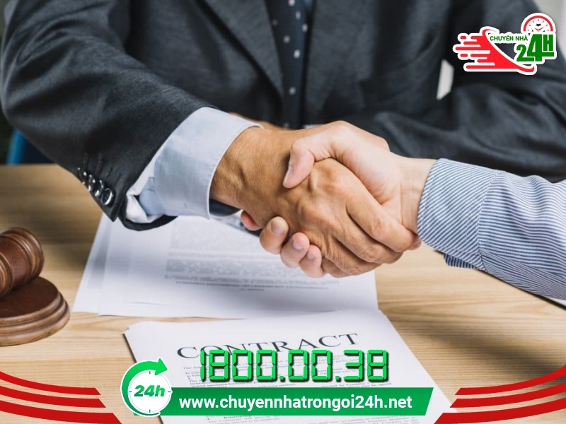 Hai bên ký kết hợp đồng vận chuyển