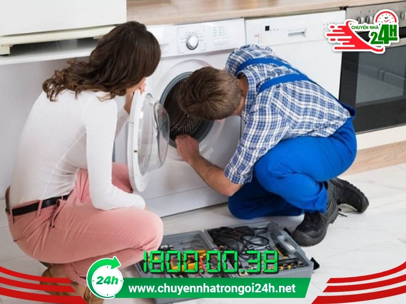 Có nên tự vận chuyển máy giặt hay không?