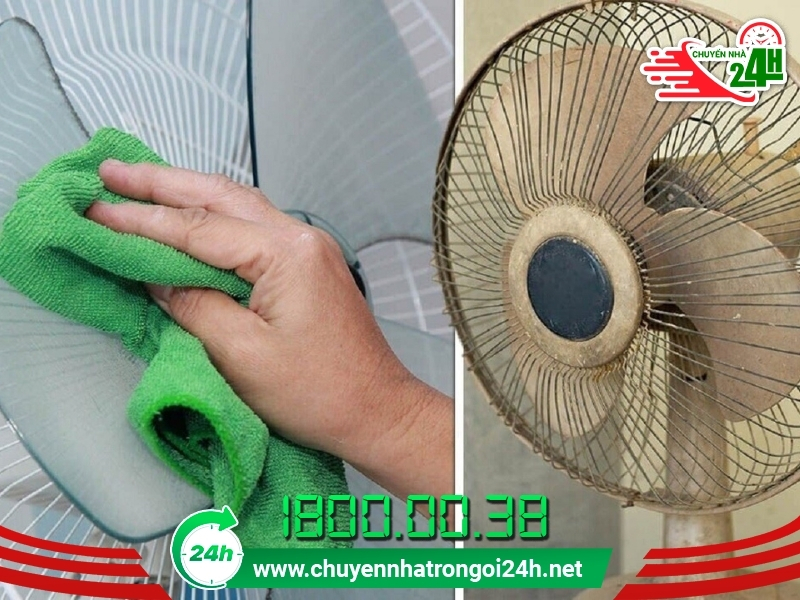 Vệ sinh đồ dùng, vật dụng cũ là bước cần thiết trước khi thanh lý