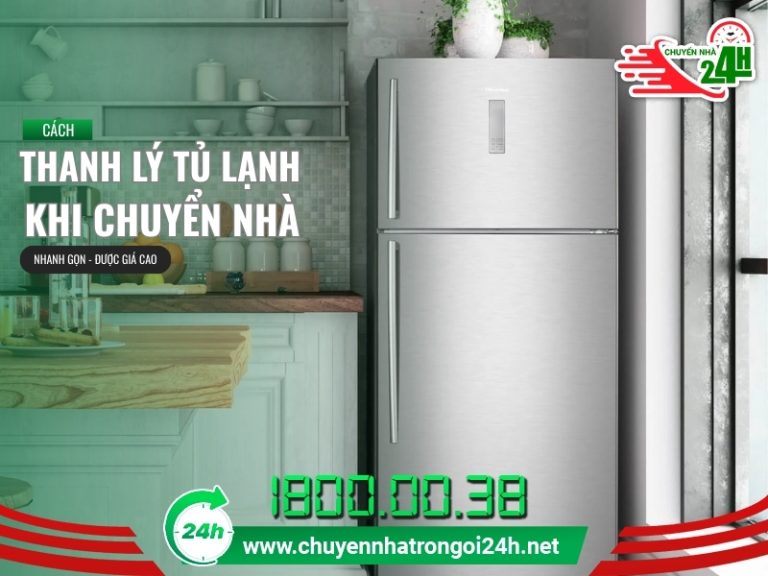 Cách thanh lý tủ lạnh khi chuyển nhà