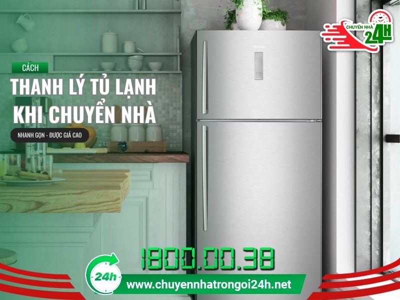 Cách thanh lý tủ lạnh khi chuyển nhà