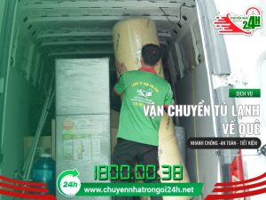 Dịch vụ vận chuyển tủ lạnh về quê