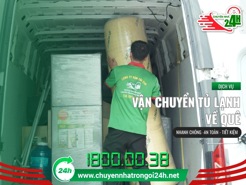 Dịch vụ vận chuyển tủ lạnh về quê