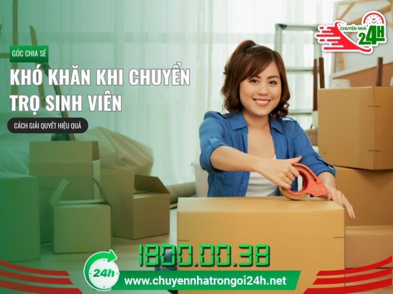 Khó khăn khi chuyển trọ sinh viên