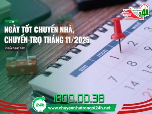 Xem ngày tốt chuyển nhà, chuyển trọ tháng 11 năm 2025