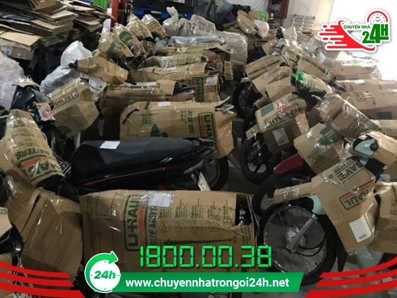Nhu cầu vận chuyển xe máy về quê không ngừng gia tăng