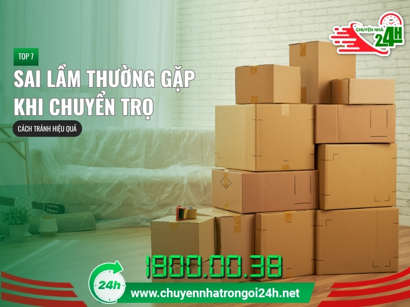 Sai lầm thường gặp khi chuyển trọ