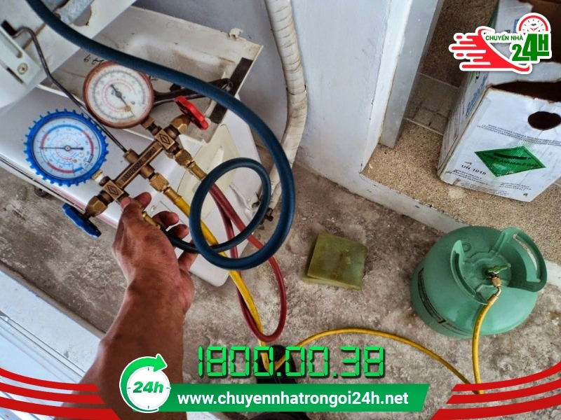 Bơm gas cho máy lạnh đúng kỹ thuật