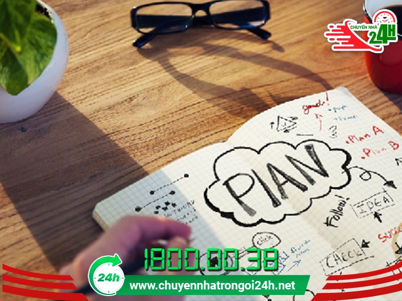 Lập kế hoạch chuyển trọ cụ thể, chi tiết