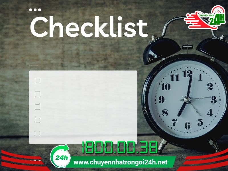 Vì sao cần checklist chuyển trọ?