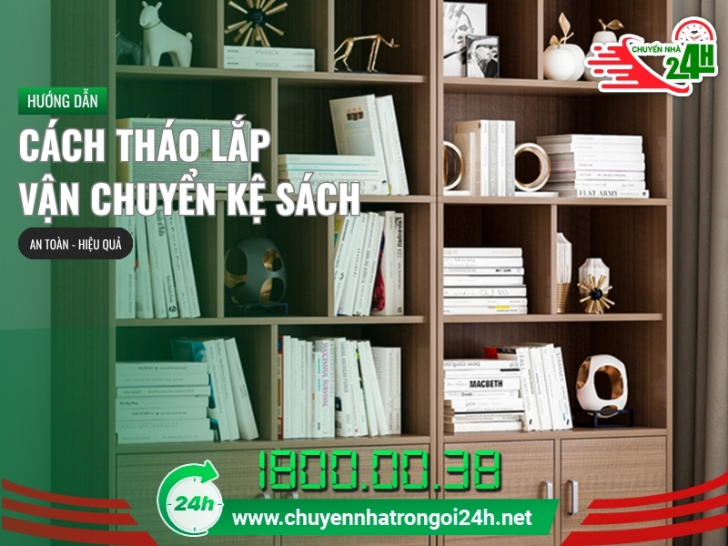 Cách tháo lắp vận chuyển kệ sách