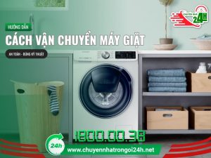 Cách vận chuyển máy giặt