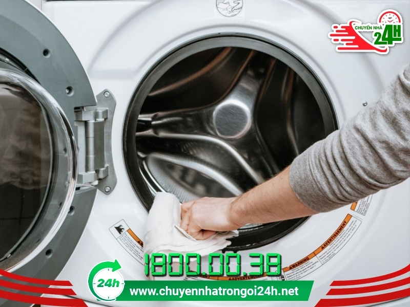 Giữ máy giặt khô ráo