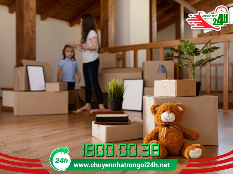 Ưu tiên sắp xếp đồ đạc vào phòng của bé trước