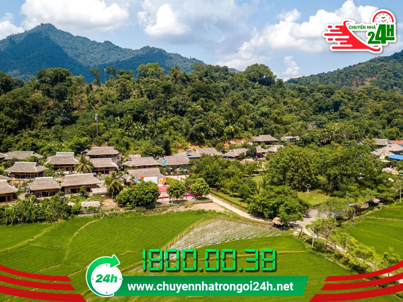 Địa hình cản trở quá trình chuyển nhà Tuyên Quang