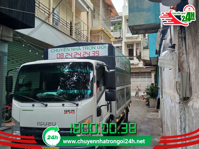 Xe tải trọng tải lớn vận chuyển hàng hóa Chuyển Nhà Trọn Gói 24H.