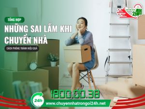 Sai lầm cần tránh khi chuyển nhà