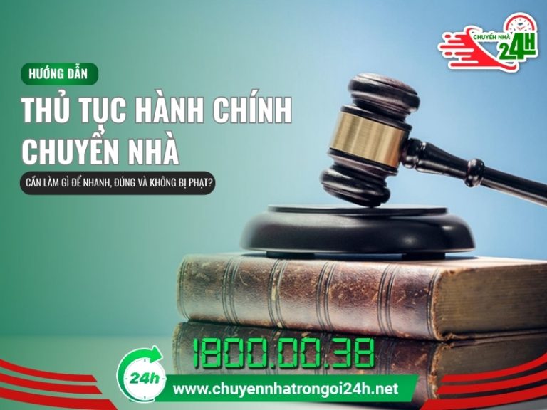 Thủ tục hành chính chuyển nhà