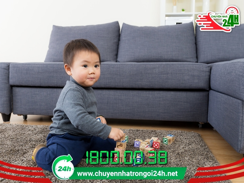 Cách để bé nhanh chóng ổn định tại nhà mới