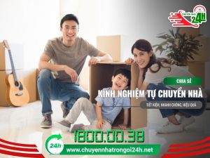 kinh nghiệm tự chuyển nhà