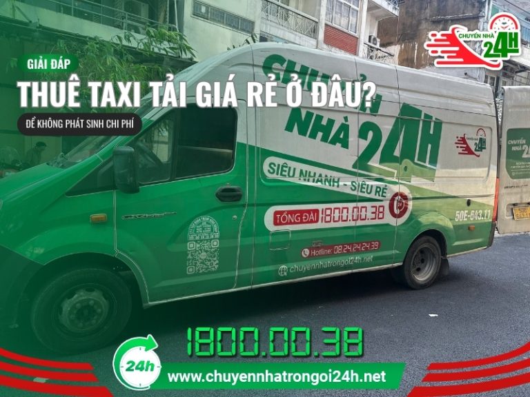 Thuê taxi tải giá rẻ ở đâu