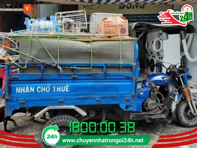 Thuê xe ba gác chuyển trọ có thật sự tiết kiệm?