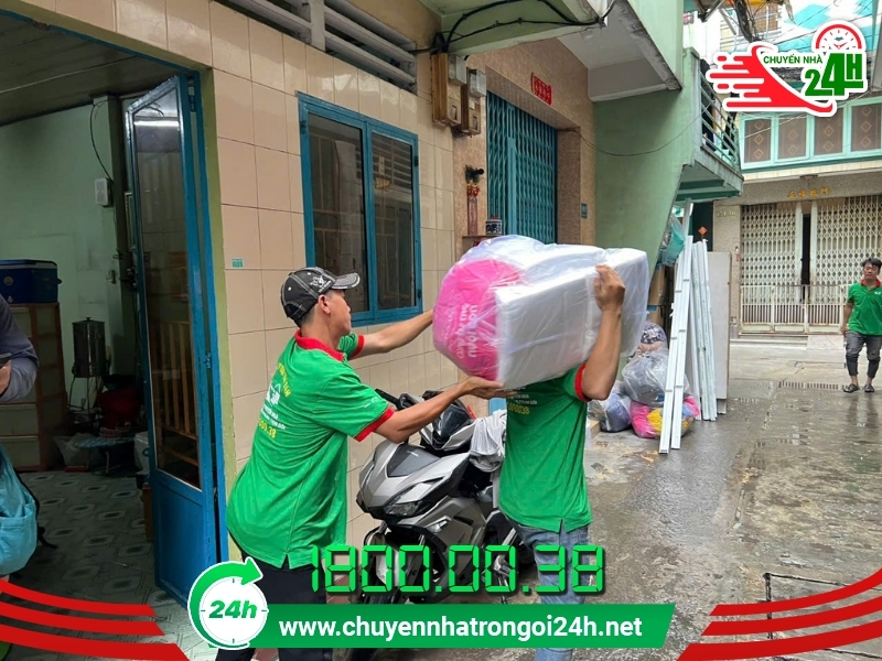 Dịch vụ chuyển trọ chuyên nghiệp của Chuyển Nhà Trọn Gói 24H
