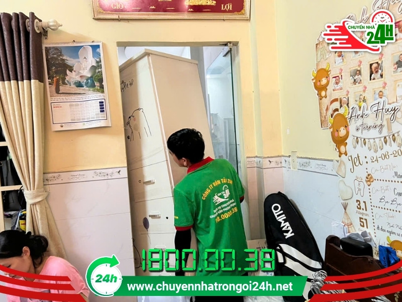 Chuyển Nhà Trọn Gói 24h cam kết đảm bảo an toàn cho đồ đạc trong khi chuyển dọn.